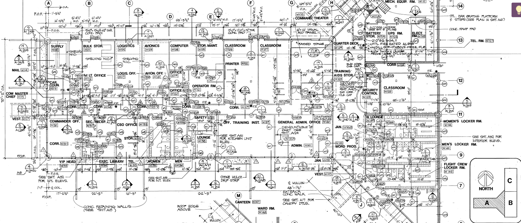 Floor plan of ASWOC