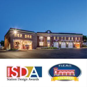 Hartford Fire Station Wins F.I.E.R.O. and Firehouse Station Design Awards