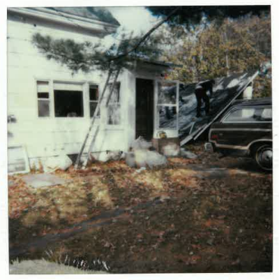 Garage of Doug's first house on Pine Street