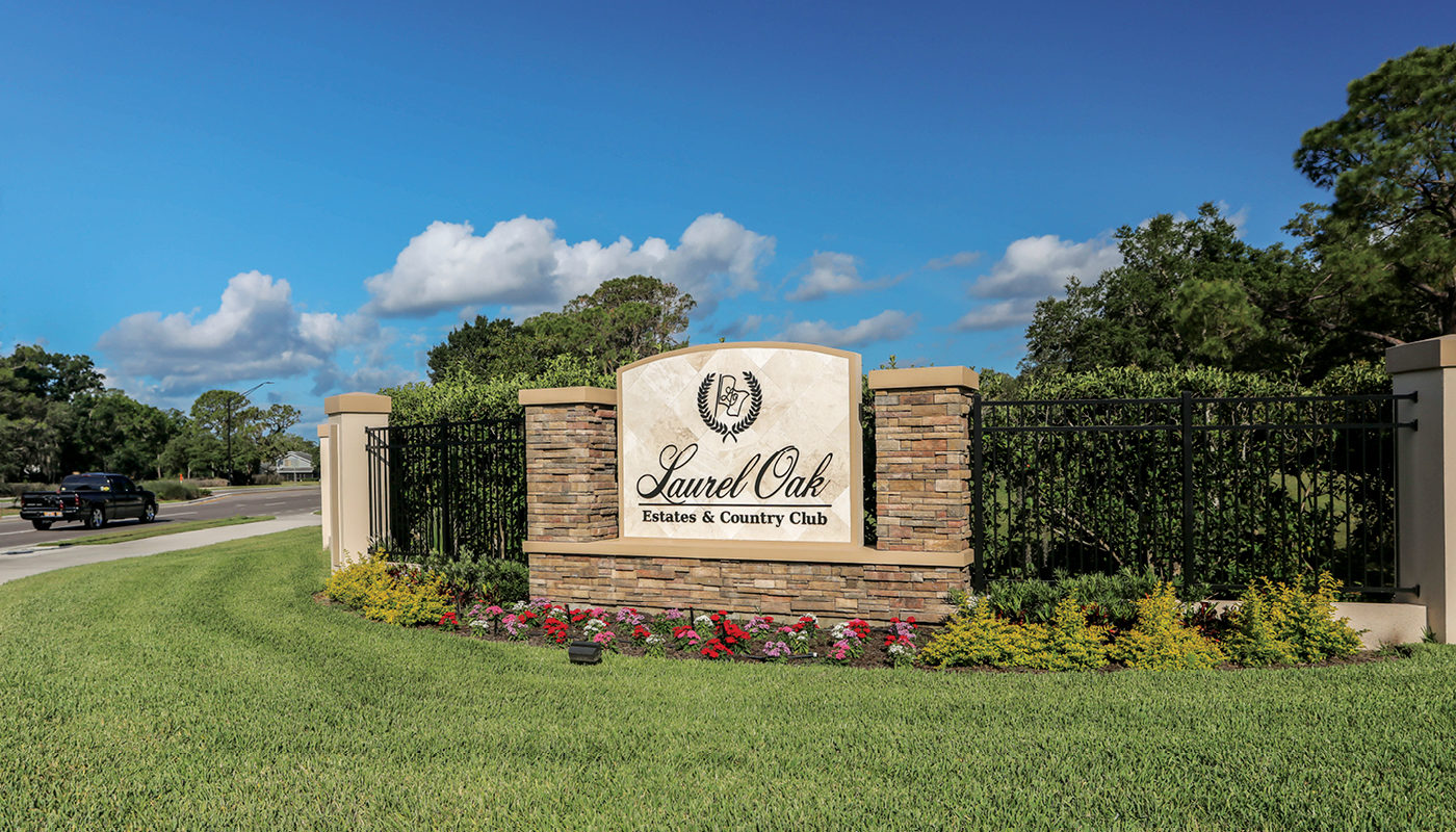 Laurel Oak Estates Entrance