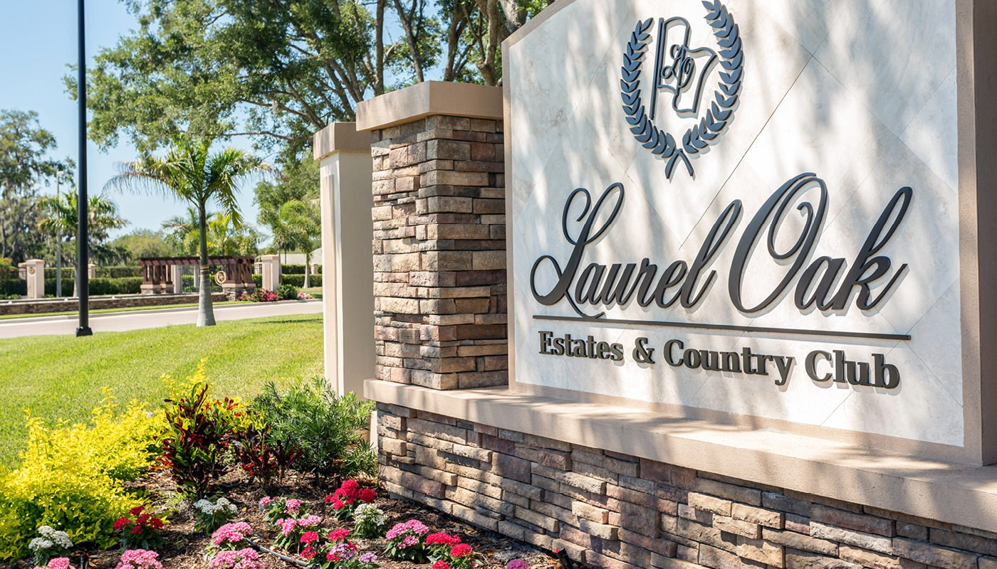 Laurel Oak Estates Entrance