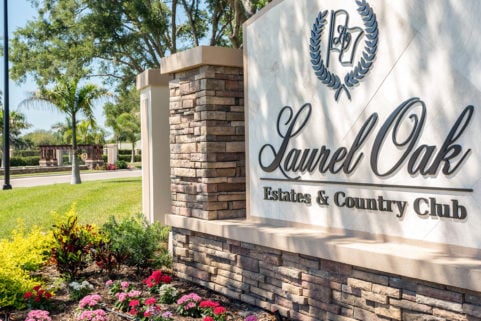 Laurel Oak Estates Entrance