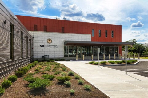 Front left view of VA Providence Mental Health Clinic