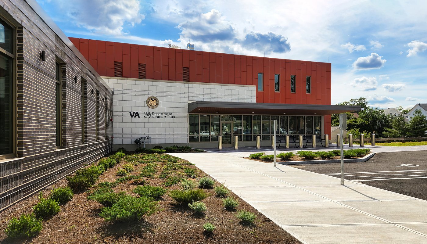 Front left view of VA Providence Mental Health Clinic